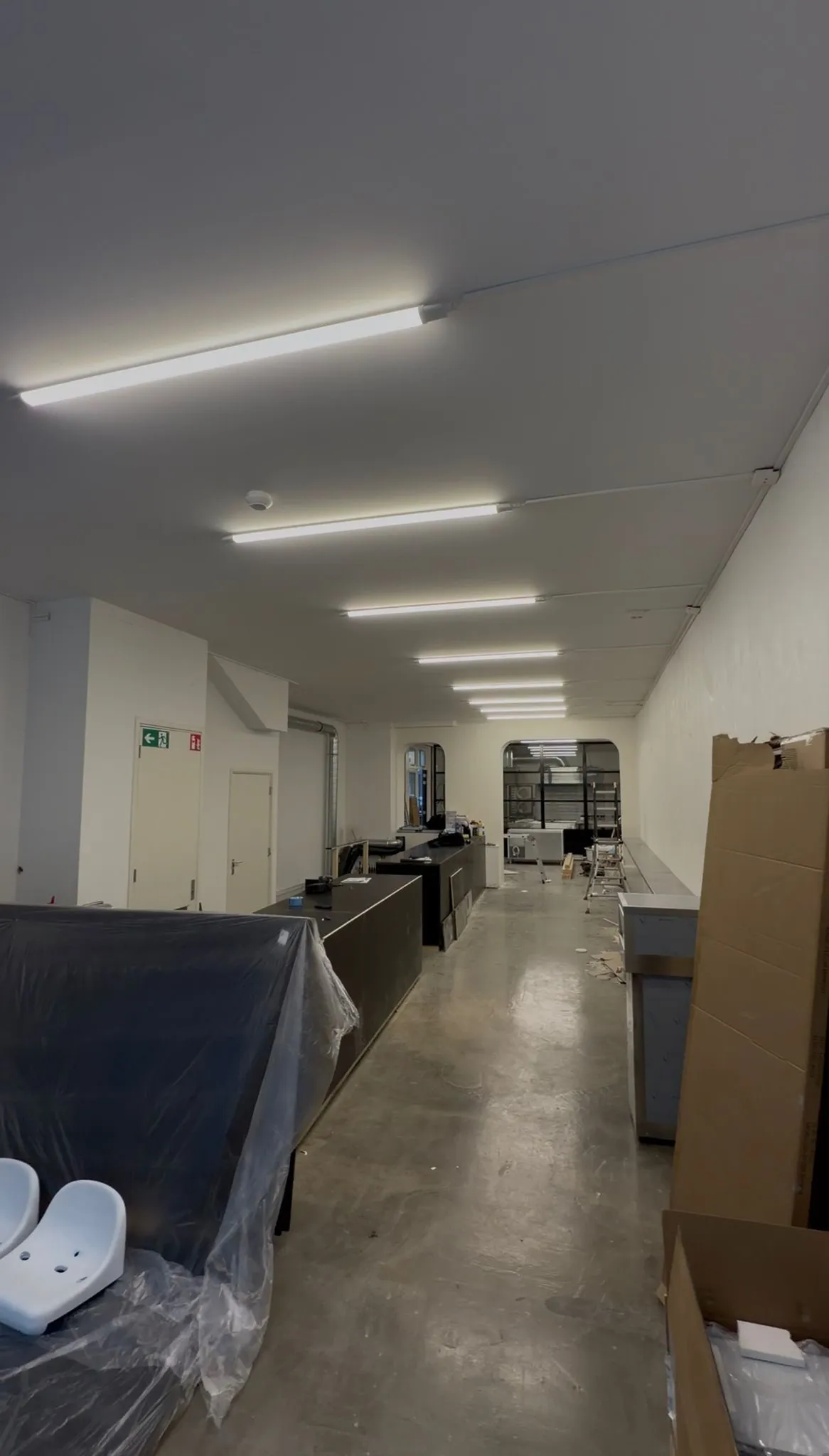 Restaurantkeuken in Rotterdam, voor de renovatie